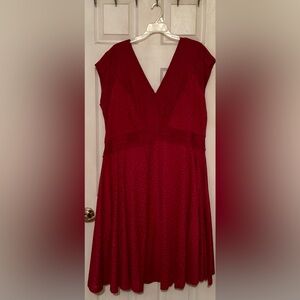 Torrid Deep Red Midi Dress